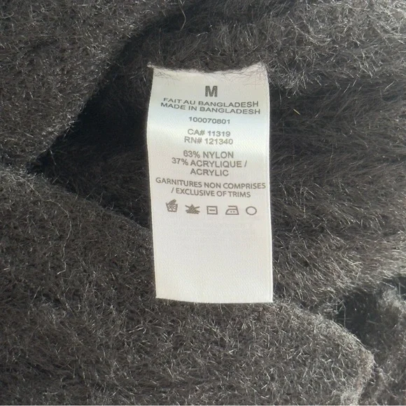 Garage soft Ribbed black Cardigan - Picture 5 of 5